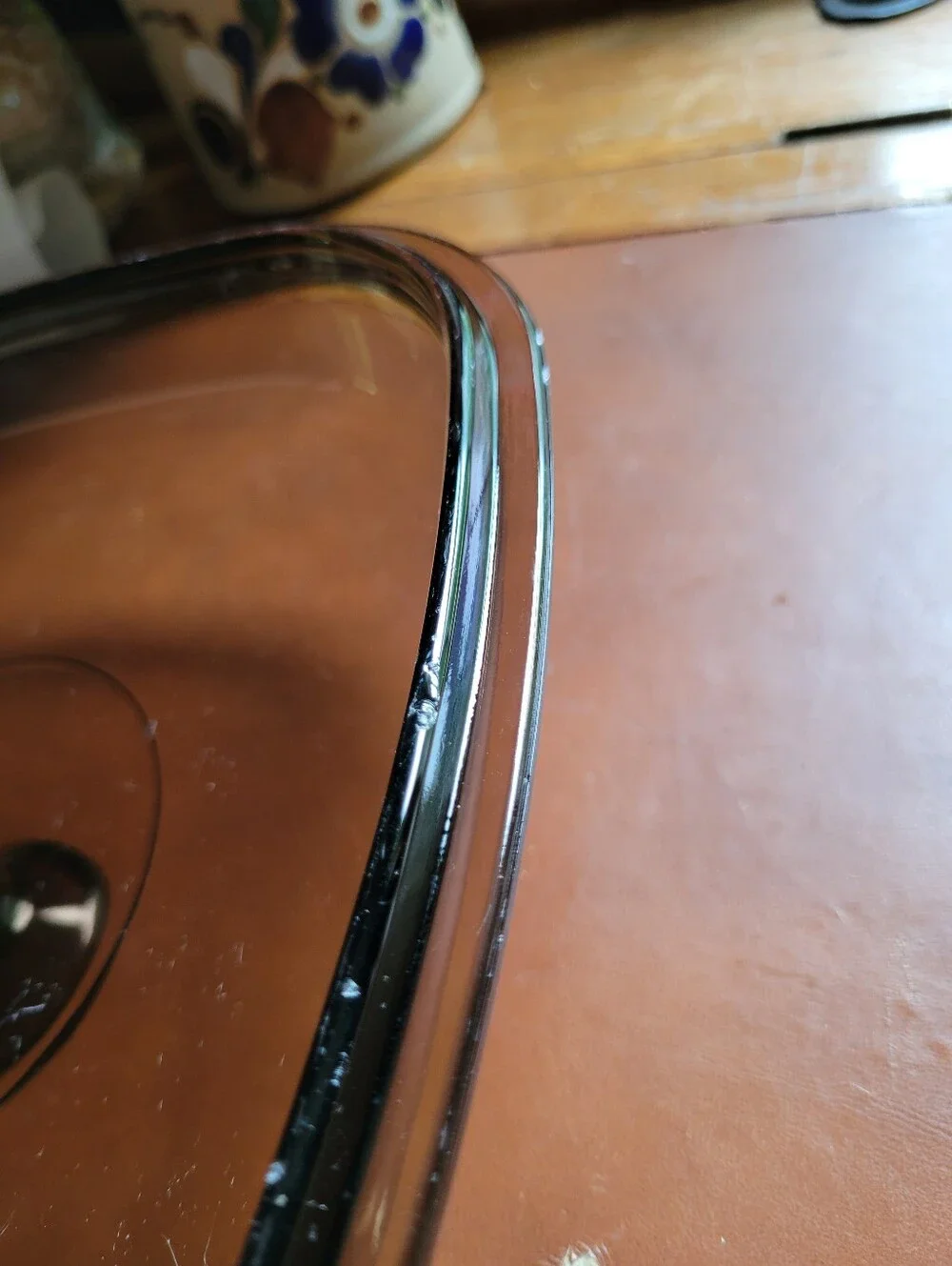 Pyrex Amber Glass Lid #A-12-C, Replacement Cover for A-5-B Casserole Dish 9.75